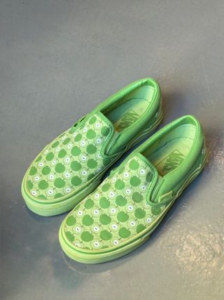 Zapatillas Vans 38,5 Slip-On “Green Apples”