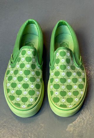 Zapatillas Vans 38,5 Slip-On “Green Apples”