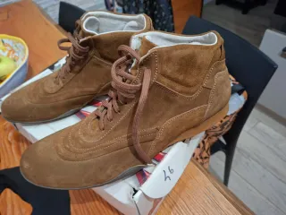 Scarpe uomo camoscio marroni taglia 46