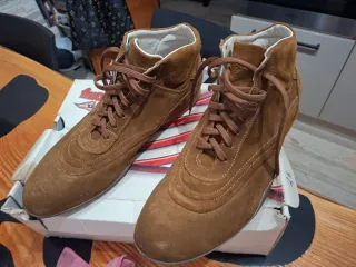 Scarpe uomo camoscio marroni taglia 46