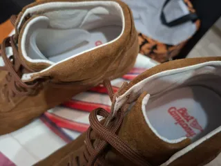 Scarpe uomo camoscio marroni taglia 46