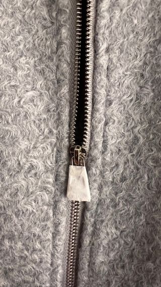 Bomber Zara oversize lana gris M