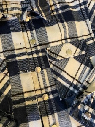 Chaqueta cuadros Zara Talla XS