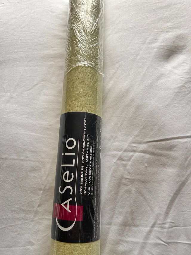 Papel pintado lavable verde claro