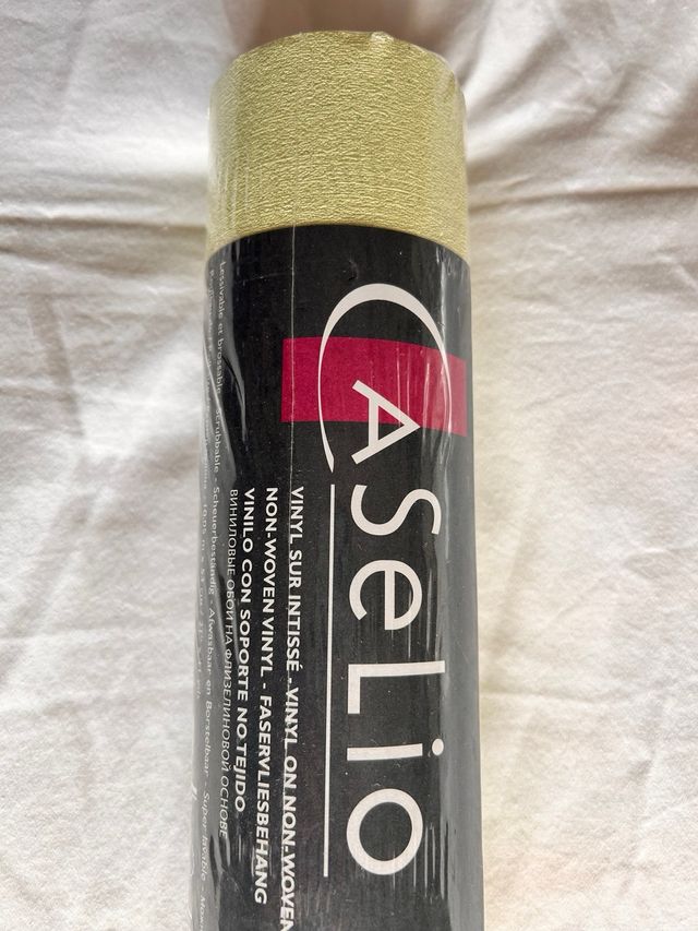 Papel pintado lavable verde claro