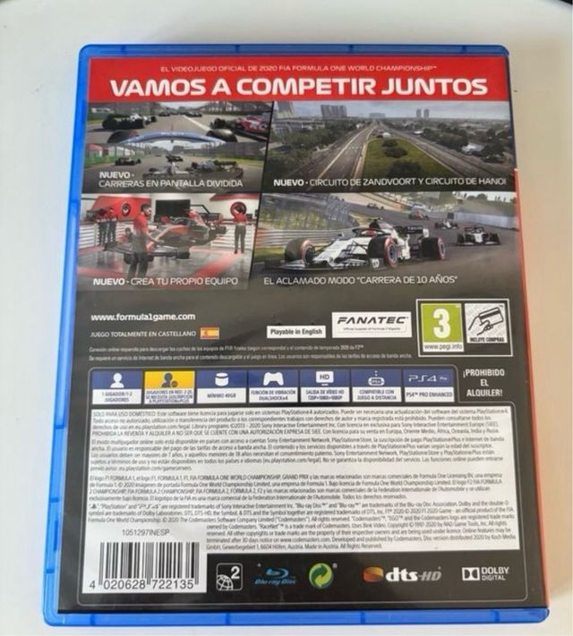 F1 2020 PS4 (PlayStation 4) - Codemasters