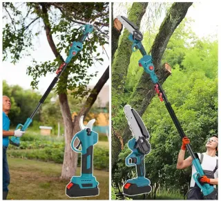 Sierra con  Extensible + Tijera + 2 Baterías