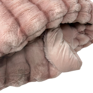 Edredón V&L Rayas color Rosa 800gr con sedalina