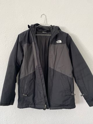 Chaqueta de invierno The North Face Negra y Gris