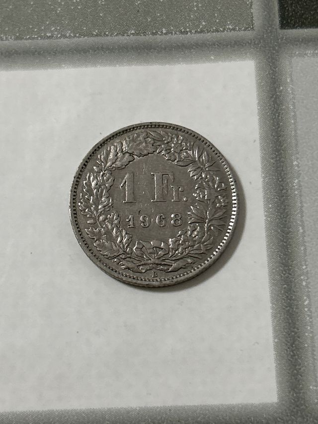 Moneta 1 Franco Svizzero 1968
