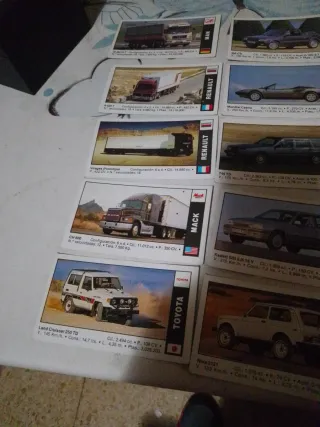 15 cromos de coches antiguos