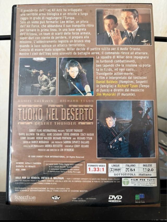 DVD Tuono nel Deserto - Desert Thunder