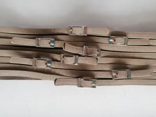 Cinturón caqui hebillas elastico