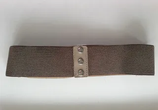 Cinturón caqui hebillas elastico