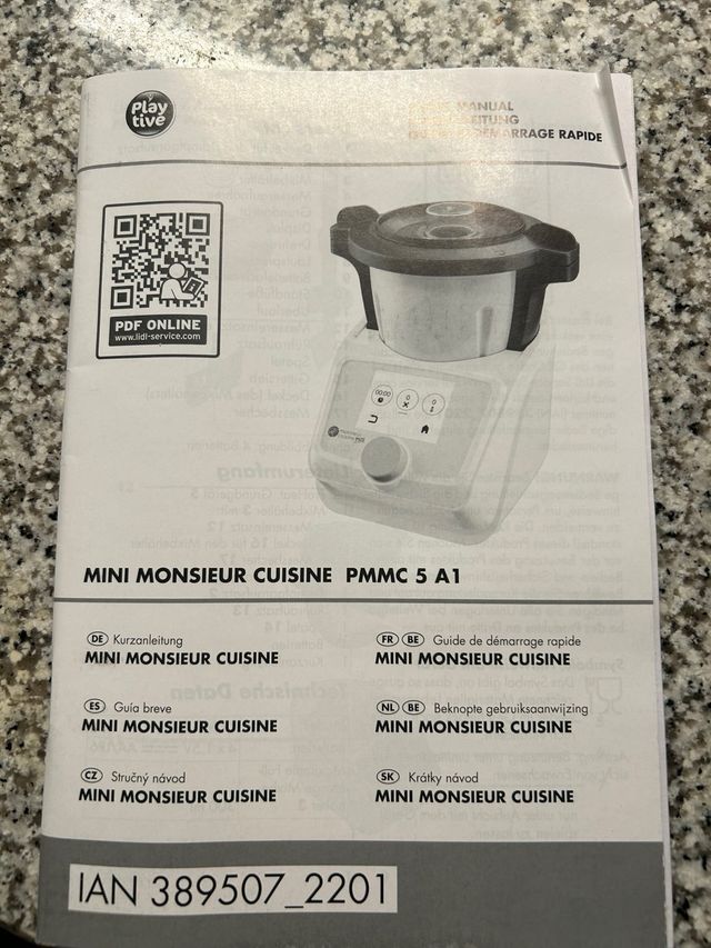Juguete Monsieur Cuisine Mini Cocina