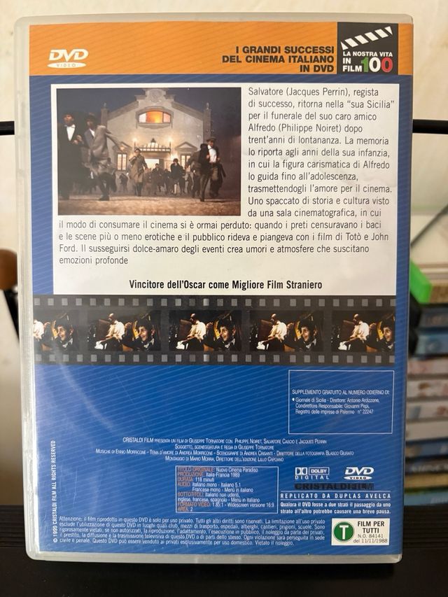 DVD Nuovo Cinema Paradiso