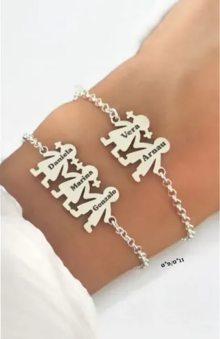 Pulsera Plata Figuras