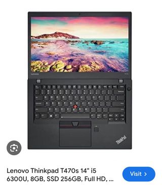 Lenovo Thinkpad T470s 14 i5 6300U