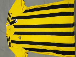 Camiseta Adidas Rayas Amarillas y Negras Talla L