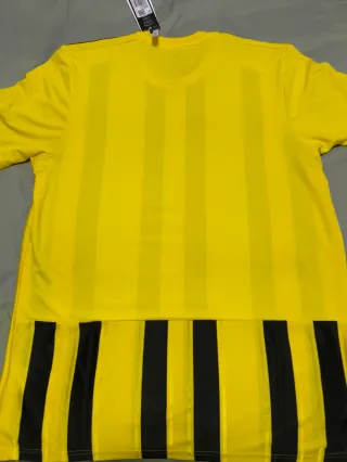 Camiseta Adidas Rayas Amarillas y Negras Talla L