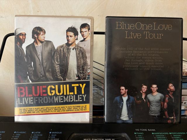 DVD Blue: 1) Guikty Live From Wembley 2) One Love