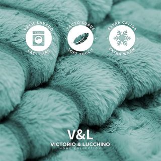 Edredón Sedalina 800gr V & L color Agua Marina