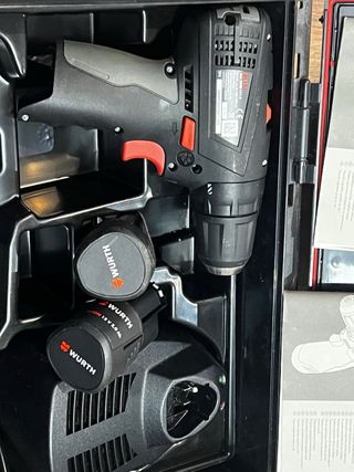 Taladro Wurth BS 12-A + 2 Baterías + Cargador