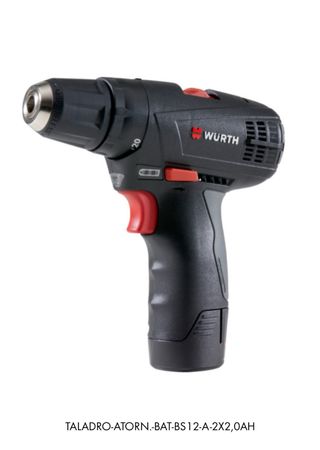 Taladro Wurth BS 12-A + 2 Baterías + Cargador