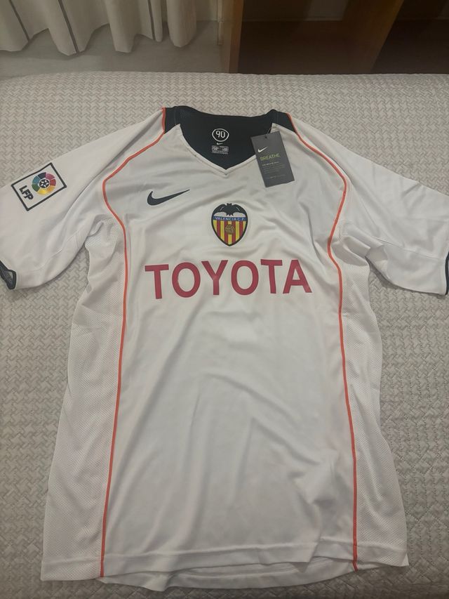 Camiseta Valencia CF Nike total 90. 04/05 Villa 7