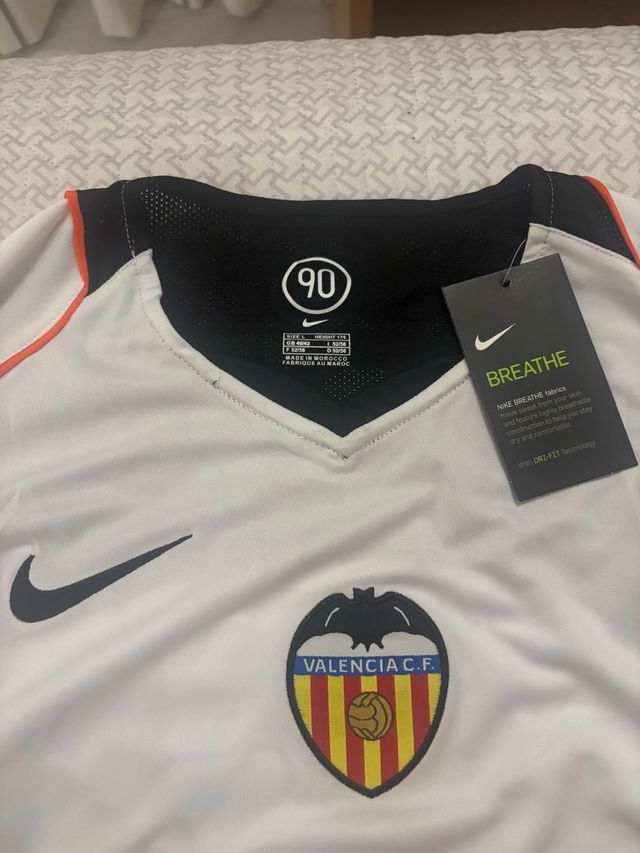 Camiseta Valencia CF Nike total 90. 04/05 Villa 7