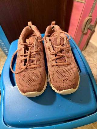 Zapatillas Skechers Rosa Mujer
