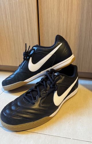 Nike Gato Futsal Negro Blanco
