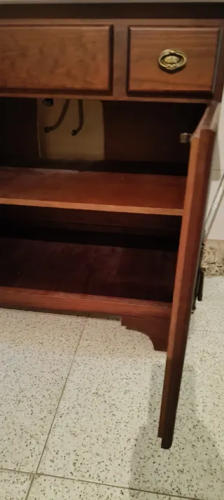 Mueble de baño madera y cerámica