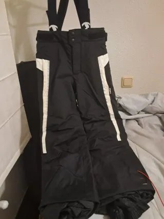 Pantalón esquí niño/a(10-12) Wedze con tirantes