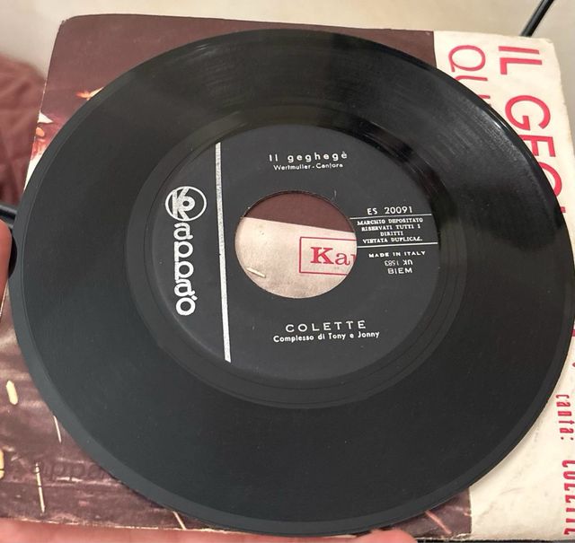 Vinile “Il Geghege -Qui ritornerà” 45 giri