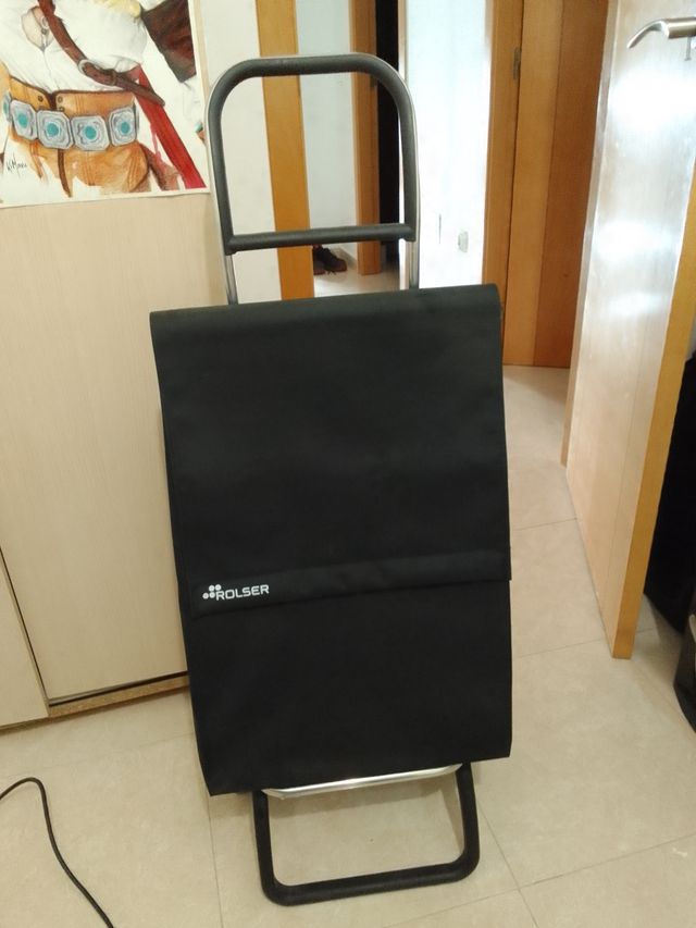Carrito de la compra Rolser negro
