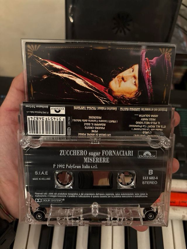 Musicassetta Zucchero Sugar Fornaciari