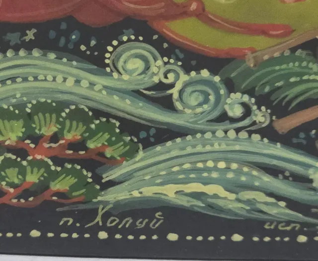 Caja lacada de estilo ruso