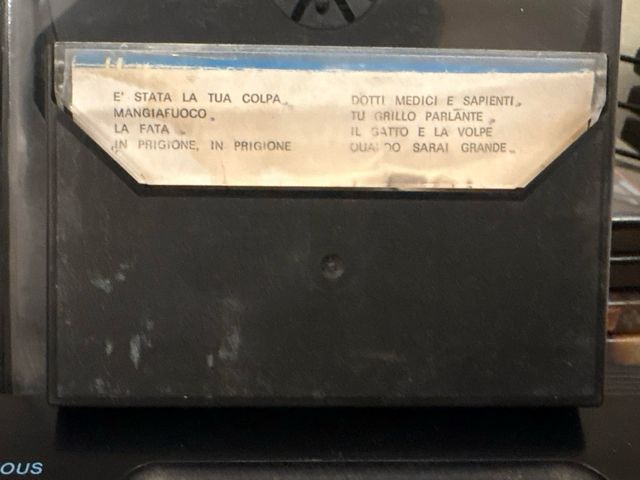 Musicassetta Edoardo Bennato Burattino senza fili