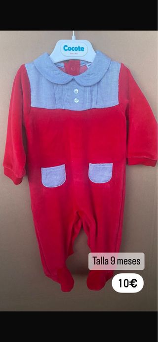 pelele bebé babidu talla 9 meses
