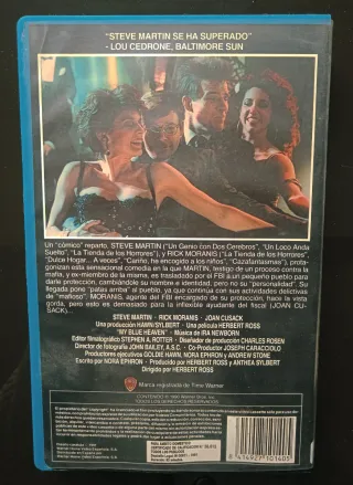 VHS original 1991 Mi querido mafioso. Steve Martin