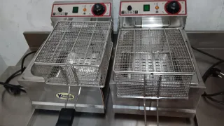 2 Freidoras Industriales Kroma 6L+6L