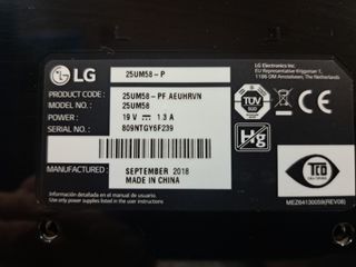 Monitor LG 25UM58-P 25" UltraWide