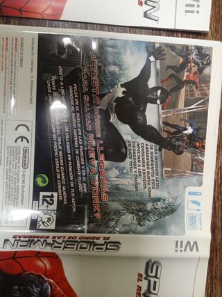 Wii Spiderman reino sombras completo