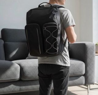 Mochila Piquadro Negra y Gris