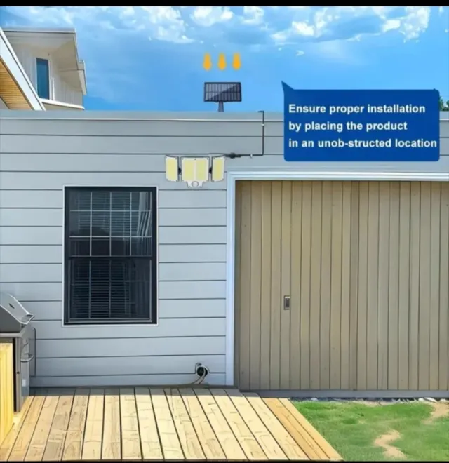 2 Focos Solares LED 280