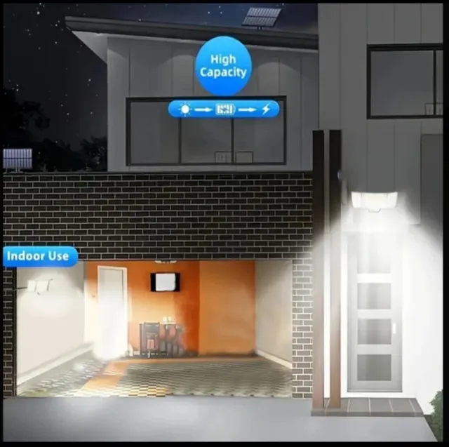 2 Focos Solares LED 280