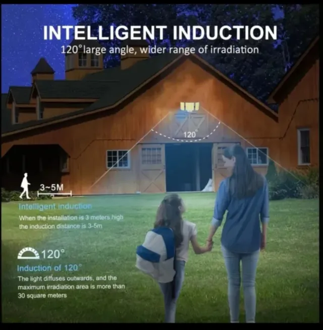 2 Focos Solares LED 280