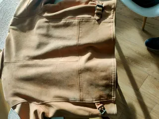 Chaqueta de cuero hombre beige Gruesa tipo aviador