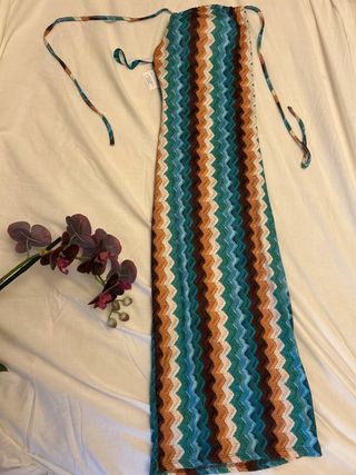 Vestido largo con espalda descubierta